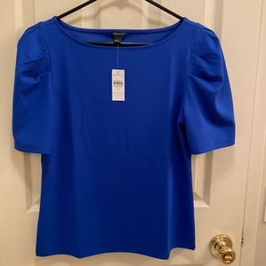 Ann Taylor Puff Sleeve Top